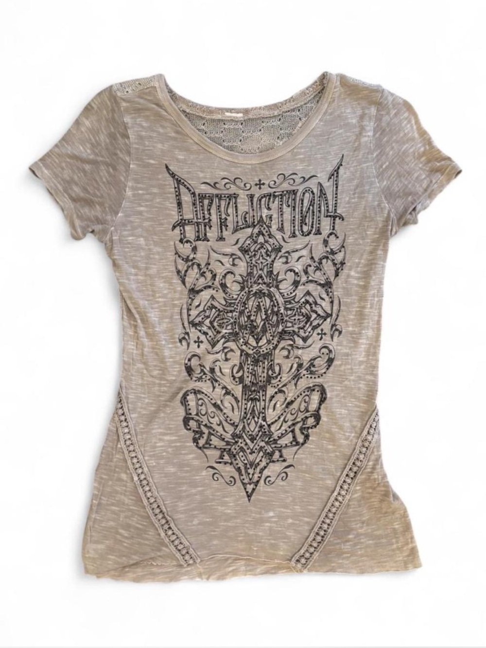 Y2K Affliction Rhinstone tee